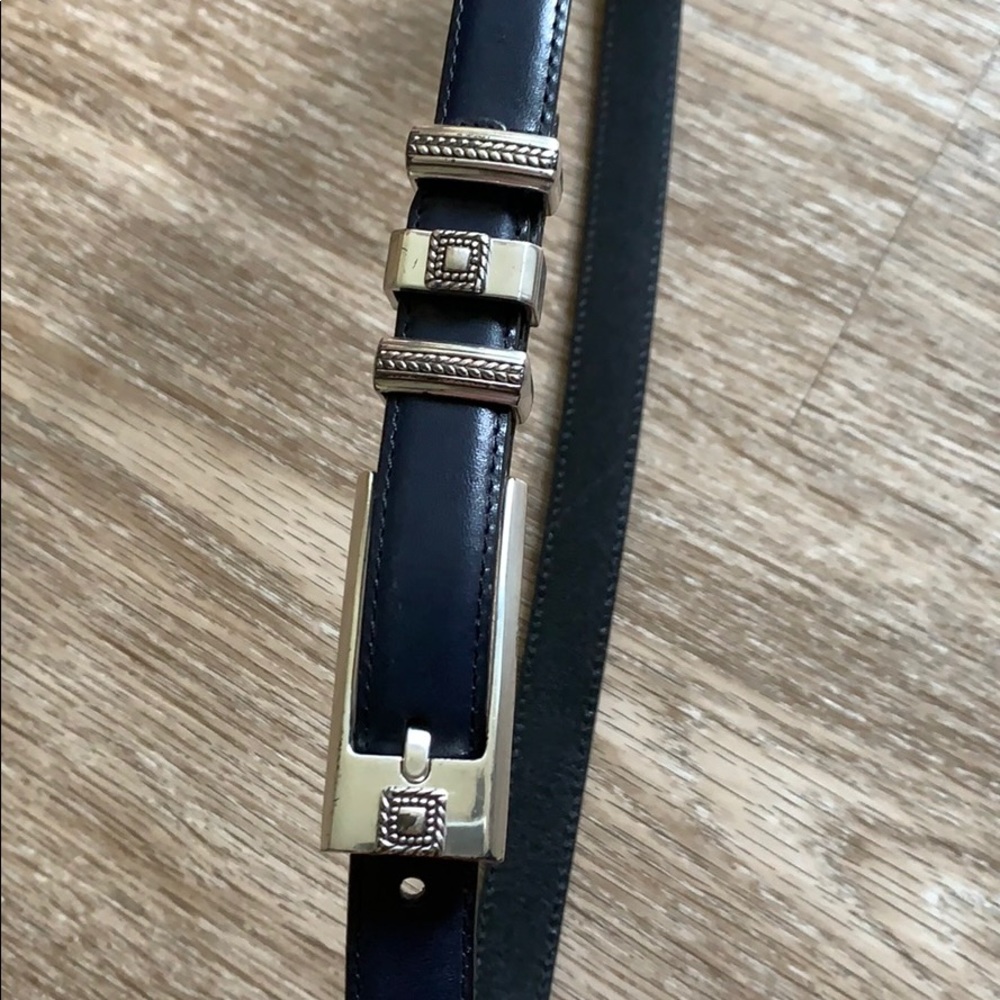 Vintage Navy Blue Brighton Belt